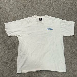 Vintage No Fear Graphic Tee – White (Men’s XL, Fits Like L)